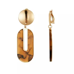 Belle Miss Paris - Clipsörhängen Farha Brun