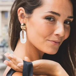 Belle Miss Paris - Clipsörhängen Farha Brun