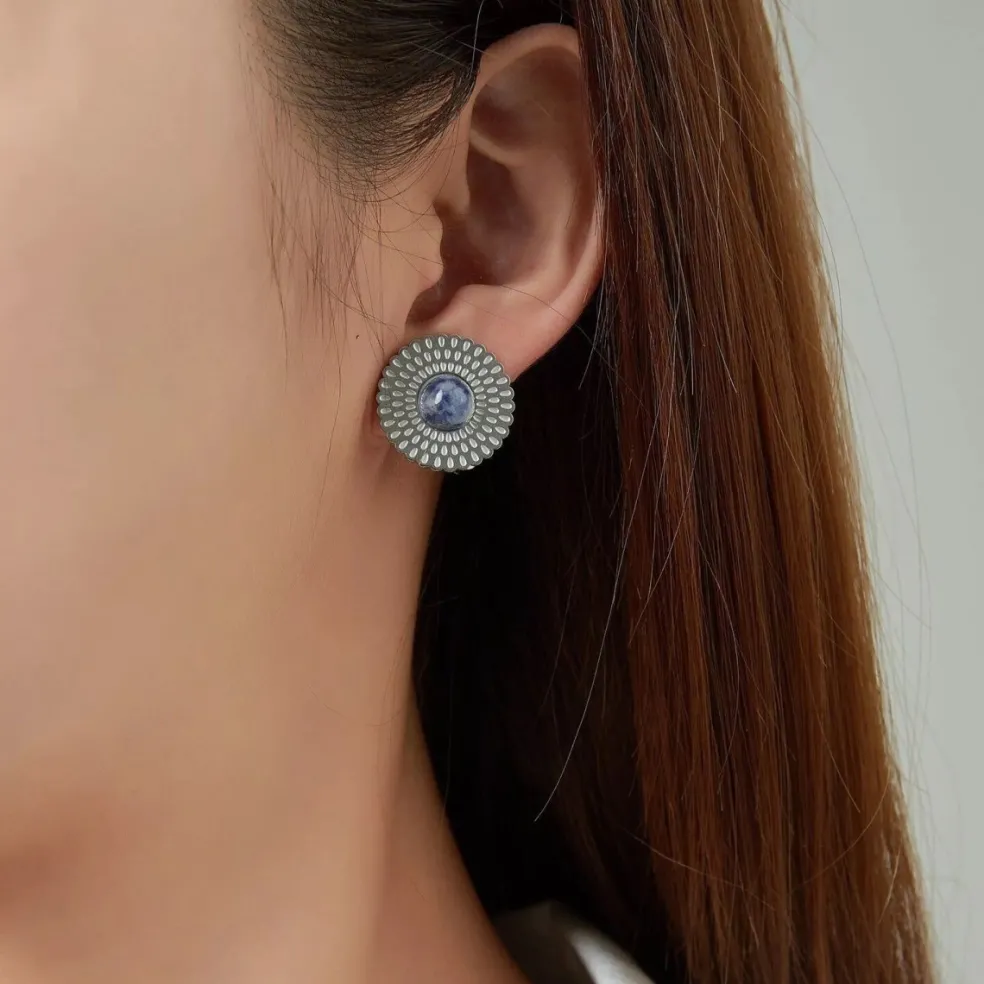 Belle Miss Paris - Clipsörhängen Usutu Turkose