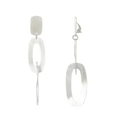 Belle Miss Paris - Clipsörhängen Georgetta Silver