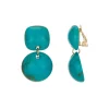 Belle Miss Paris - Clipsörhängen Efimia Turkose