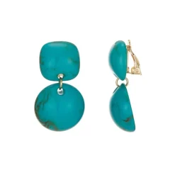 Belle Miss Paris - Clipsörhängen Efimia Turkose