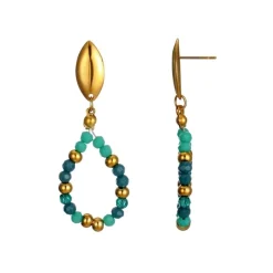 Belle Miss Paris - Örhängen Vieno Grön