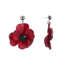 Belle Miss Paris - Örhängen Lale Röd