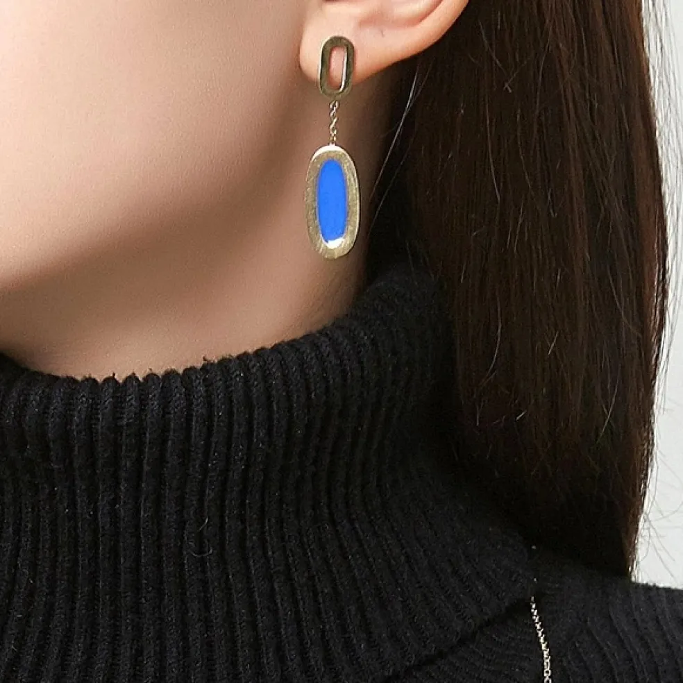 Belle Miss Paris - Örhängen Ullan Gul