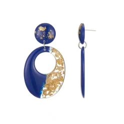 Belle Miss Paris - Örhängen Fanchon Blå