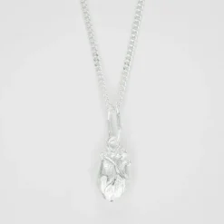 Björg Jewellery - Halsband Anatomiskt Hjärta Iconic Smal Silver