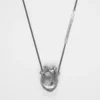 Björg Jewellery - Halsband Anatomiskt Hjärta Large Svart
