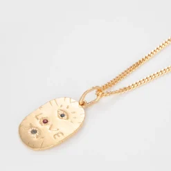 Björg Jewellery - Halsband Eye Love You Guld