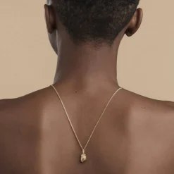 Björg Jewellery - Halsband Anatomiskt Hjärta Iconic Medium Guld