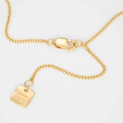 Björg Jewellery - Halsband Anatomiskt Hjärta Iconic Smal Guld