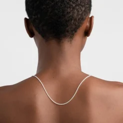 Björg Jewellery - Halsband Diamond Cut Silver