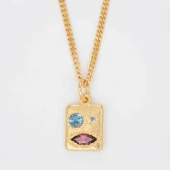 Björg Jewellery - Halsband The Good Omen Guld