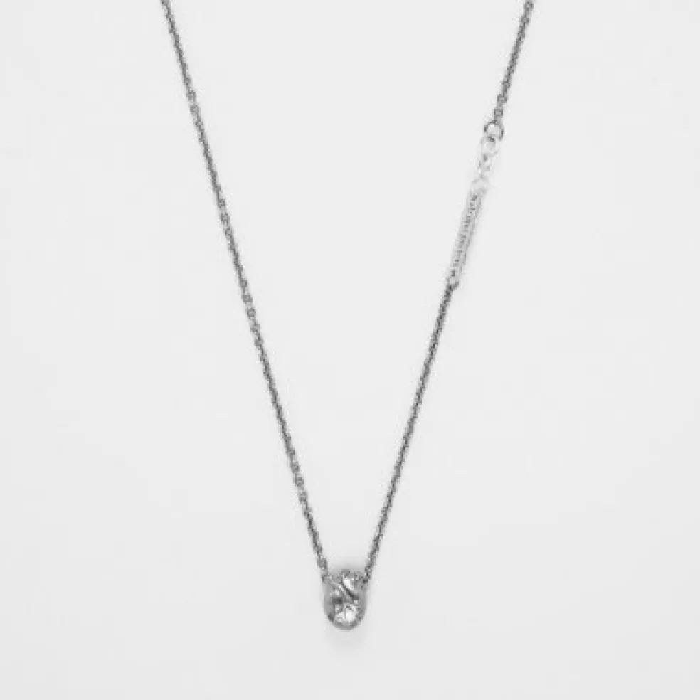 Björg Jewellery - Halsband Anatomiskt Hjärta Smal Svart