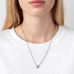 Björg Jewellery - Halsband Anatomiskt Hjärta Smal Svart