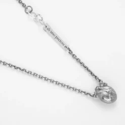 Björg Jewellery - Halsband Anatomiskt Hjärta Smal Svart