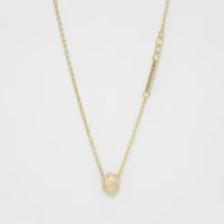 Björg Jewellery - Halsband Anatomiskt Hjärta Smal Guld
