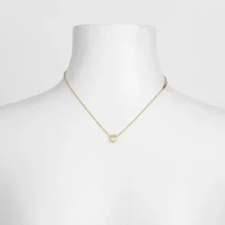 Björg Jewellery - Halsband Anatomiskt Hjärta Smal Guld