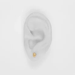 Björg Jewellery - Örhängen Anatomiskt Hjärta Mini Guld