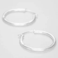 Björg Jewellery - Örhängen Hoops Large Silver