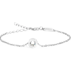 Blomdahl - Armband Grand Bezel Crystal Stål