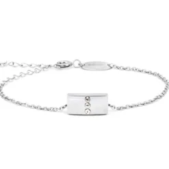 Blomdahl - Armband Triple Crystal Stål