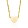 Blomdahl - Halsband Heart Plain Guld