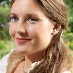 Blomdahl - Örhängen Brilliance Halo Pearl Guld