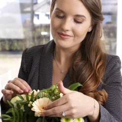 Blomdahl - Örhängen Brilliance Heart Hollow Titan