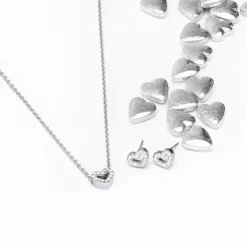 Blomdahl - Örhängen Brilliance Heart Hollow Titan