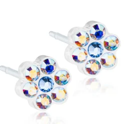 Blomdahl - Örhängen Daisy Plastic Rainbow