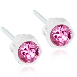 Blomdahl - Örhängen Diamond Plastic Rosa