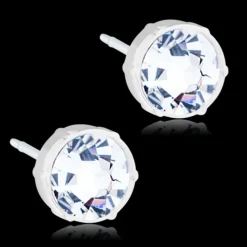 Blomdahl - Örhängen Diamond Plastic Klar