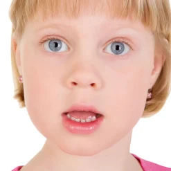 Blomdahl - Örhängen Fjäril Läkande Plastic Rosa