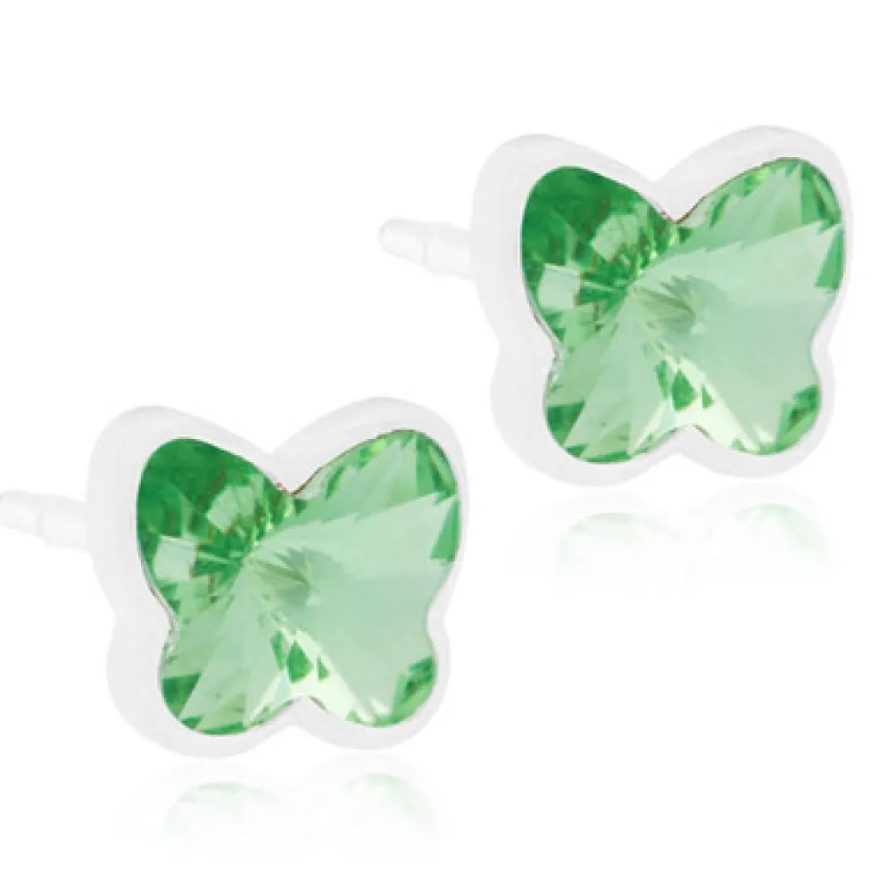 Blomdahl - Örhängen Fjäril Plastic Grön