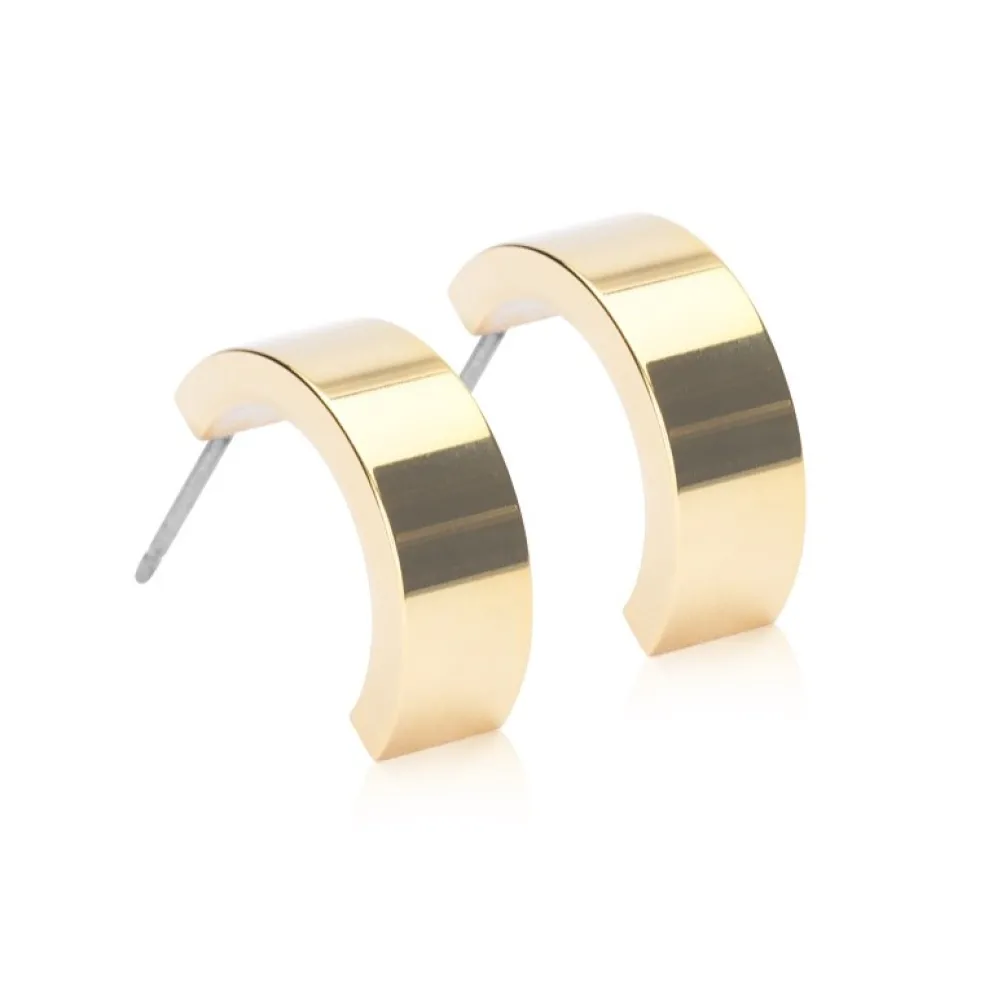Blomdahl - Örhängen Grand Curved Guld