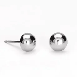 Blomdahl - Örhängen Half Titan Silver