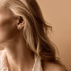 Blomdahl - Örhängen Half Titan Guld