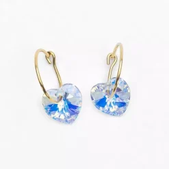 Blomdahl - Örhängen Heart Titan Golden Rainbow