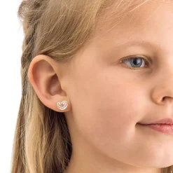 Blomdahl - Örhängen Hjärta Brilliance Plastic Rainbow