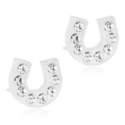 Blomdahl - Örhängen Hästsko Plastic Klar