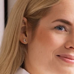 Blomdahl - Örhängen Måne Brilliance Titan