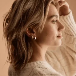 Blomdahl - Örhängen Pendant Grand Brilliance Curved Guld