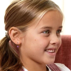 Blomdahl - Örhängen Pendant Bezel Titan Violet