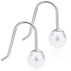 Blomdahl - Örhängen Pärla Hängande Vit