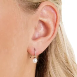 Blomdahl - Örhängen Pärla Hängande Vit