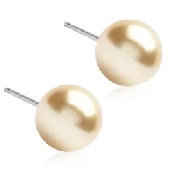 Blomdahl - Örhängen Pärla Titan Champagne