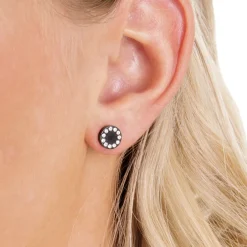 Blomdahl - Örhängen Puck Kristall Svart