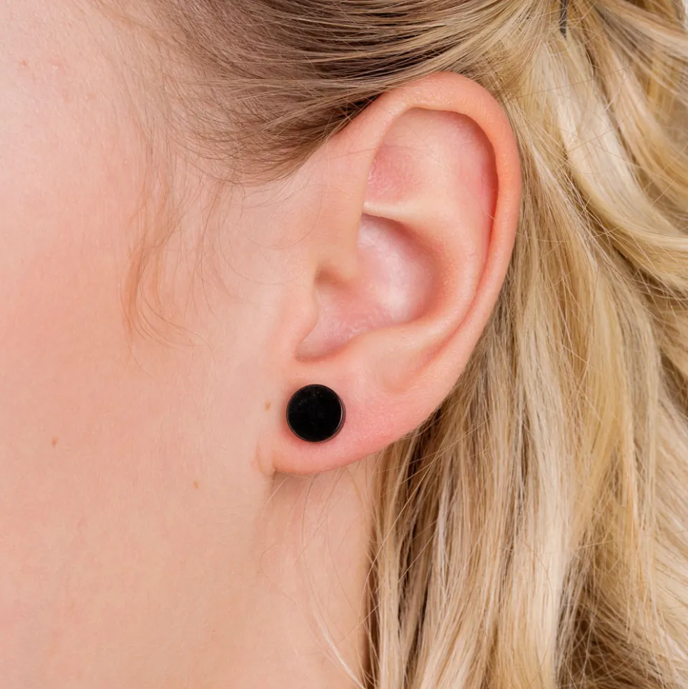 Blomdahl - Örhängen Puck Plain Svart