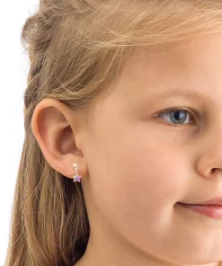 Blomdahl - Örhängen Stjärna Hängande Plastic Rainbow